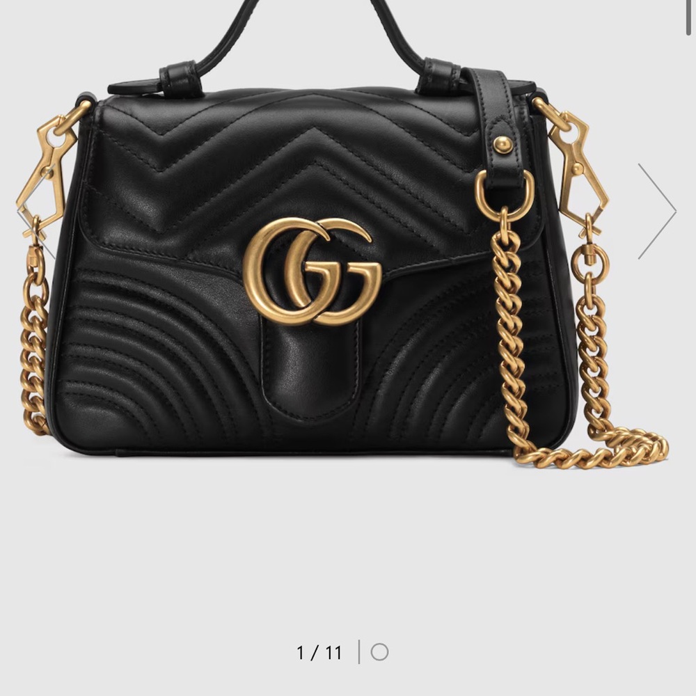 Gucci Black and Gold Women's Bag